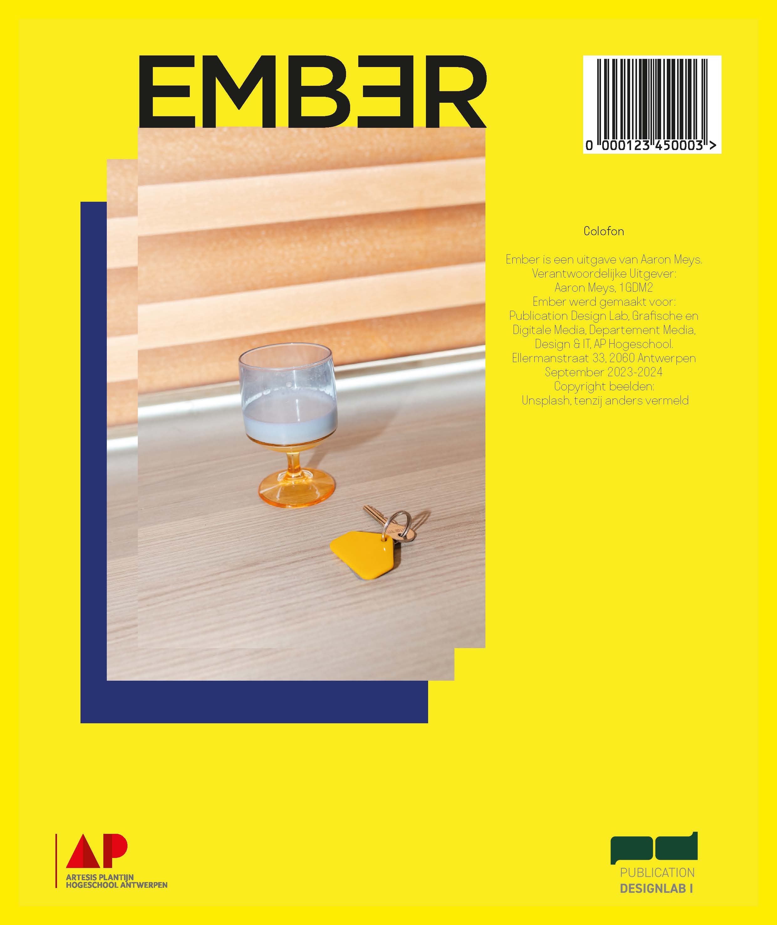 Magazine back cover